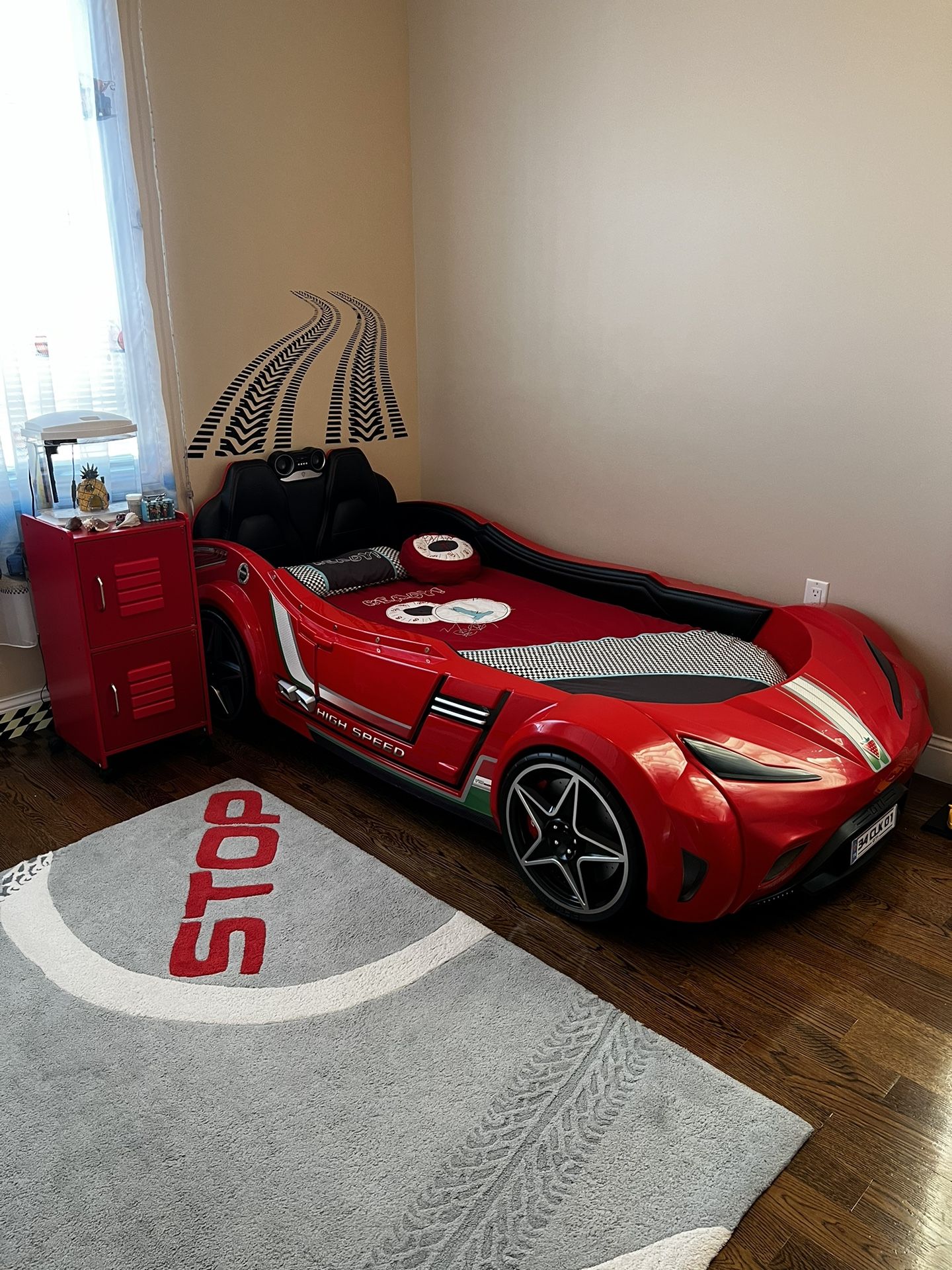 Kids Race Car Bedroom Set