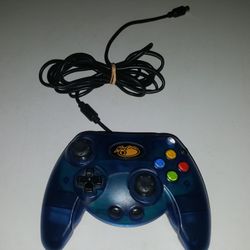 Clear Blue & Black  Xbox original controller