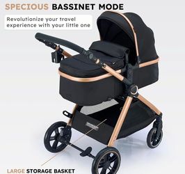 Accombe  2-in-1 Convertible Baby Stroller