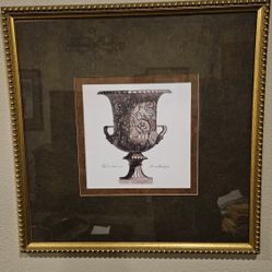 Framed Art Print of Decorative Vase