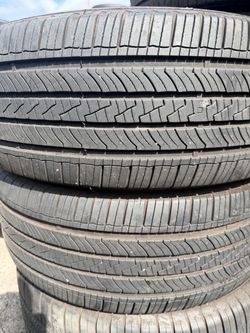 (2) 235/55R18 PAIR OF USED TIRES COOPER 70% LIFE !!