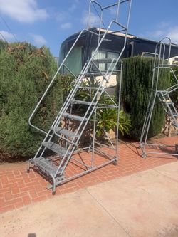 Uline warehouse ladder