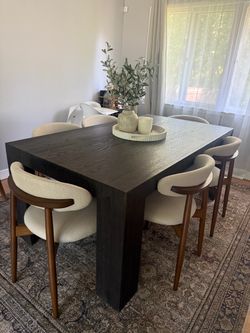 Kitchen Table - Restoration Hardware (Dark Brown)