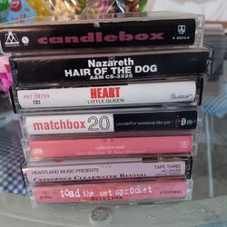 Vintage Cassette Tapes Lot Of 7