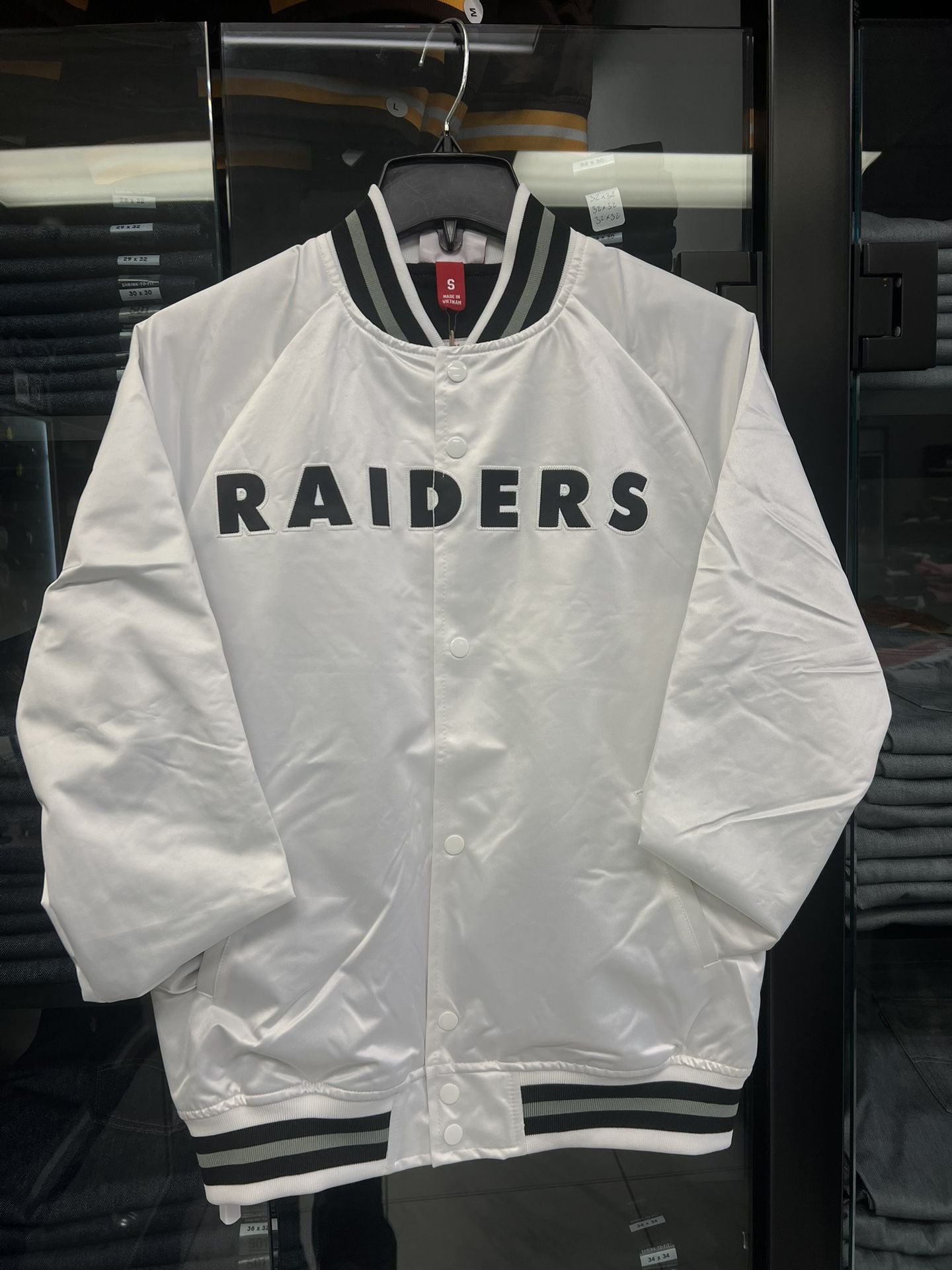 Mitchell & Ness Las Vegas Raiders Bomber Jacket