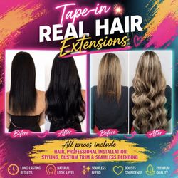 Tape-in Extensions