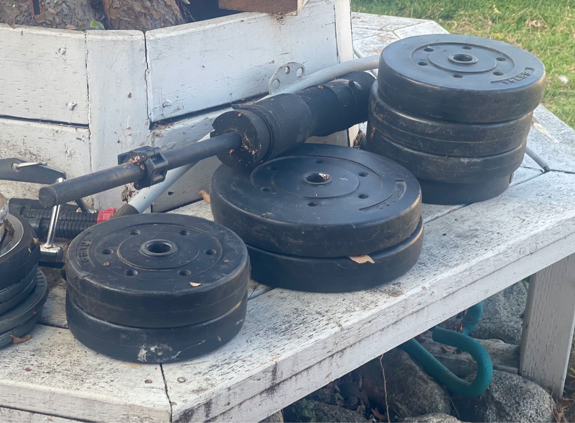 WEIGHTS SET (10lbs, 15lbs and 20lbs)