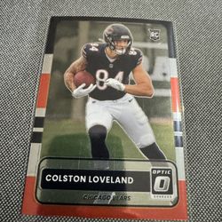 Colston Loveland Rookie Card – Bears – Optic Donruss
