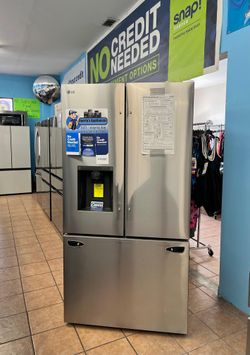 Free Local Delivery: LG 26 cu. ft. Smart Counter-Depth MAX French Door Refrigerator with Dual Ice Makers 