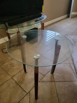 Glass table  2 set