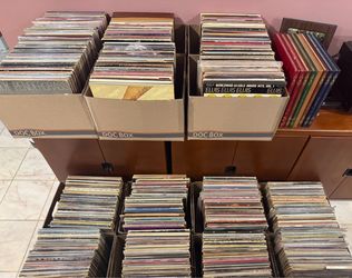 Large 1,000+ Vinyl Records LP Collection – 1950s - 1980s