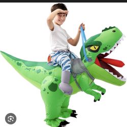 Inflatable Dinosaur Rider Child