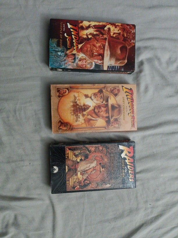 indiana jones VHS movies