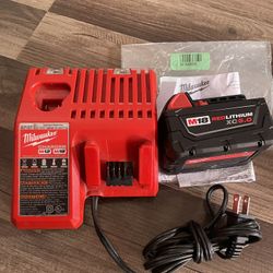 Milwaukee Battery And Charger 
