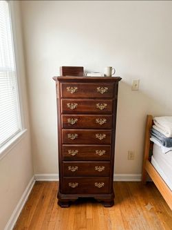 Vintage Ethan Allen Georgian Court Dresser / Lingerie Chest / Solid Wood