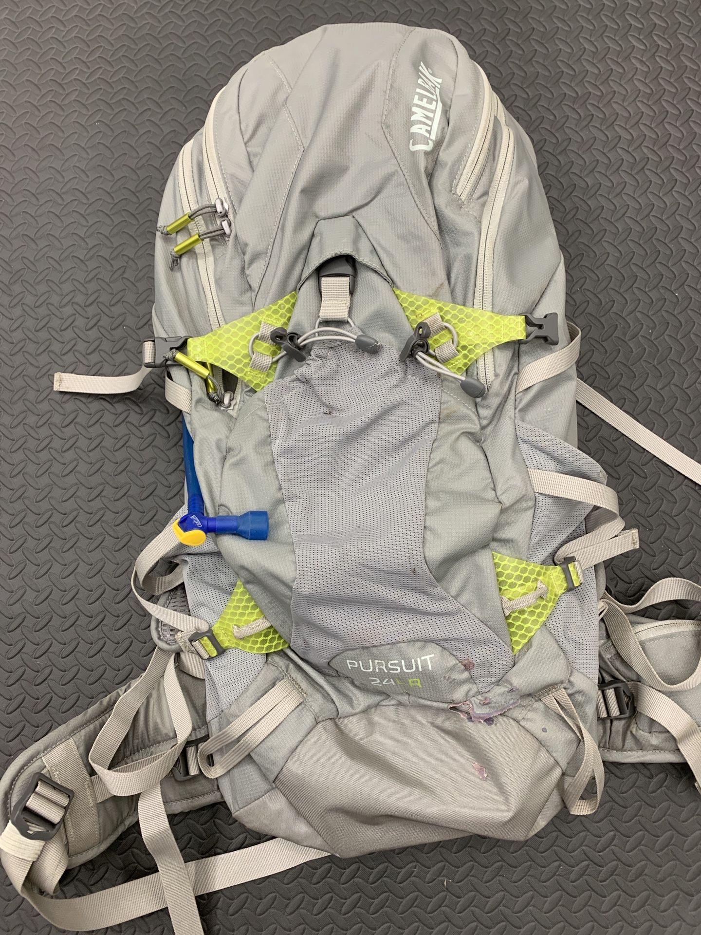Multiday hiking backpack with hydration pack included
