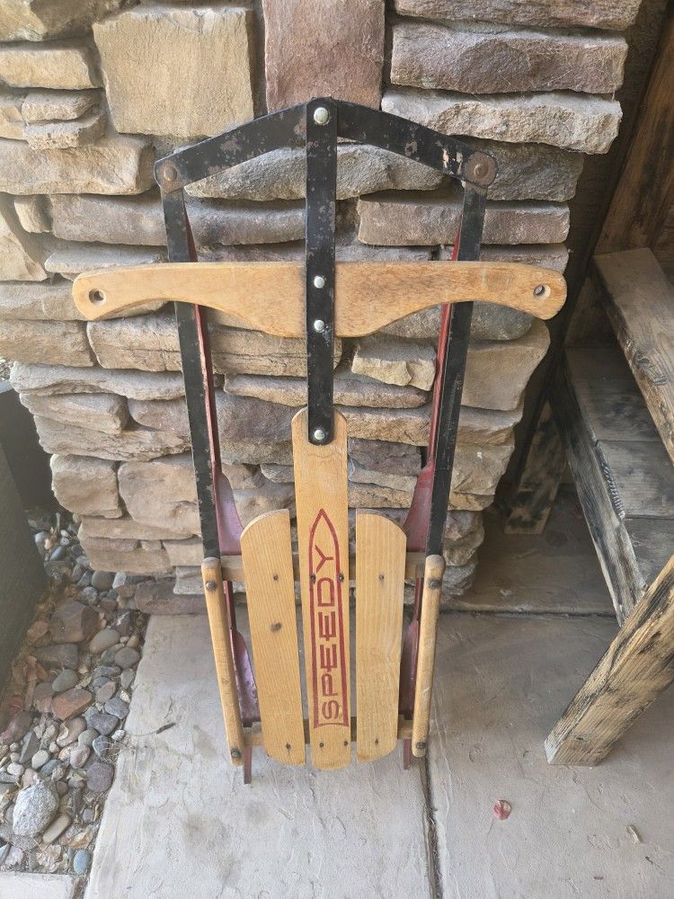 Vintage Speedy Sled
