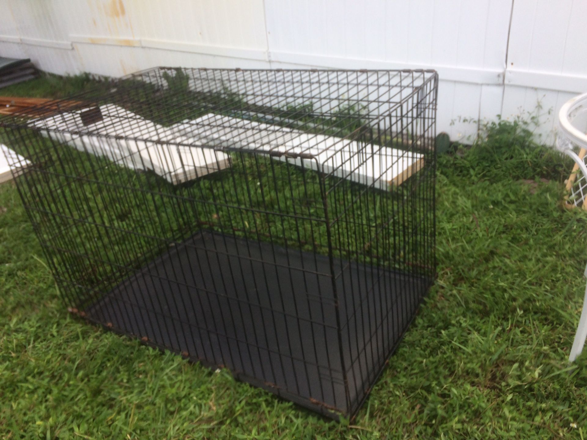 42” 48” dog cages $40 ea both $75