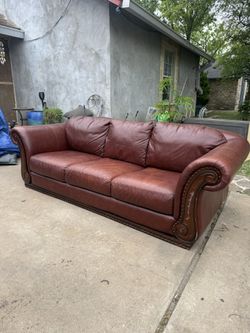 Beautiful Leather Couch