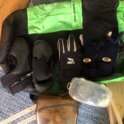 Diver Bag, Gloves, Shoes, Fins, Goggles