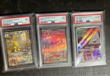 PSA Graded Pokémon Card Lot of 3