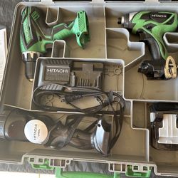 Hitachi Cordless 1/2” Drill & Impact Kit