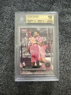 Lionel Messi 2025 Topps NOW #1 BGS 10 Pristine 🔥 Inter Miami