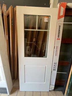 🚪✨ 32” Fiberglass Half-Glass Exterior Door ✨🚪