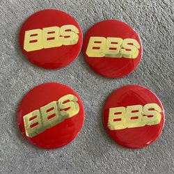 BBS Center Rim Caps New Adhesive
