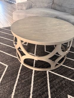 Grey coffee table