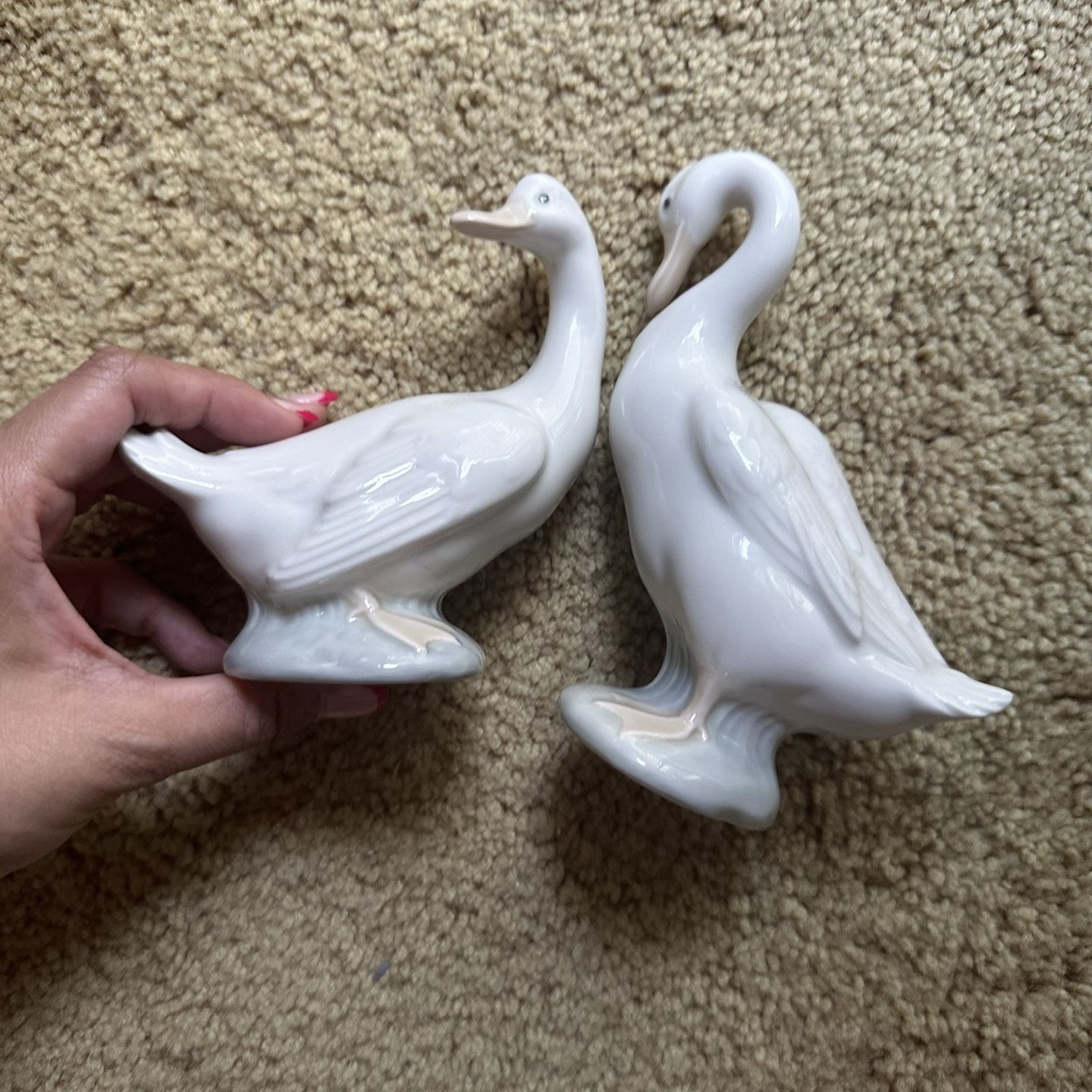 Vintage Nao Geese Figurines - Made in Spain, 1980s