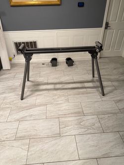 Miter Saw Stand with Mounting Brackets