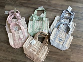 Trader Joe’s Pastel Stripped mini totes $7 EACH