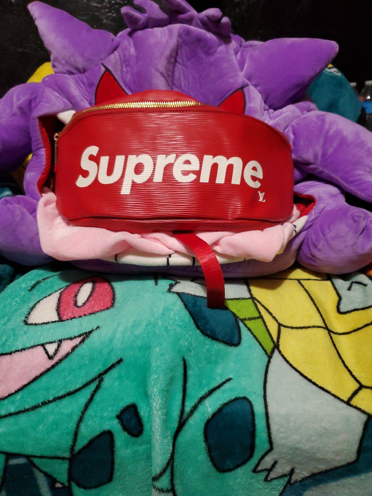 Supreme x Louis Vuitton Red Fanny Pack