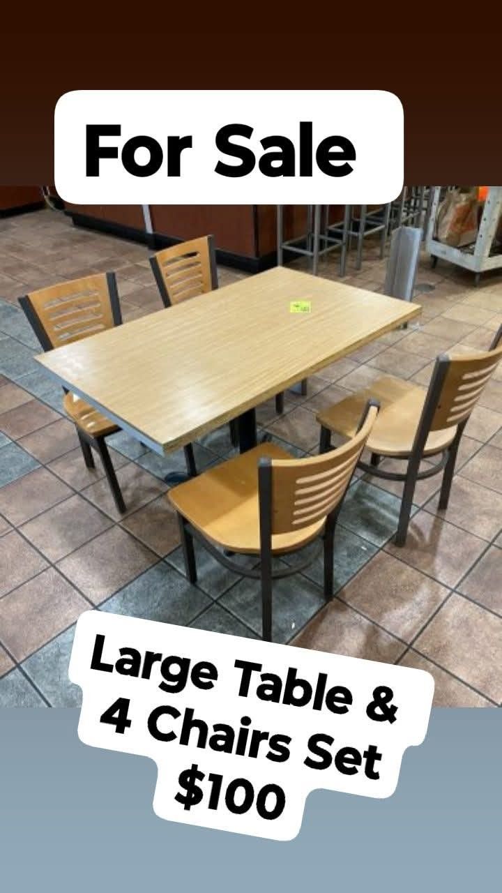 Restaurant Table And Chairs Large & Small Sets