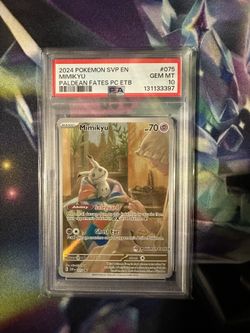 MIMIKYU PALDEAN FATES PC PSA10