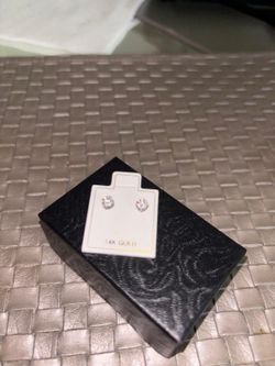 Gold earrings 14k
