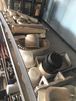 Stainless marine deck hardware