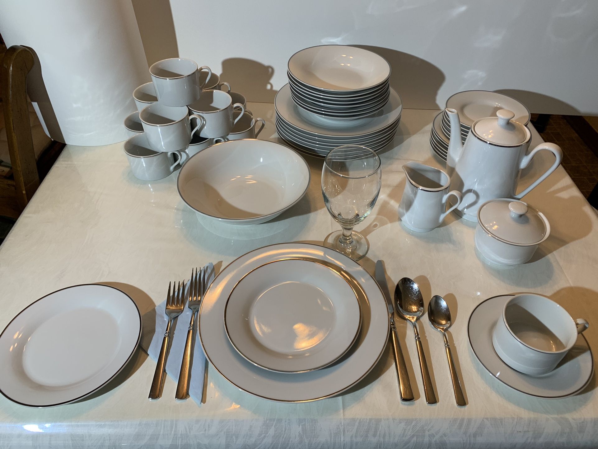 Eight Piece China Table Setting