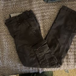 Hollister Brown Cargo Pants 