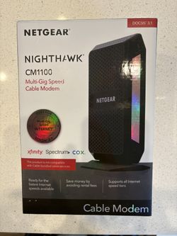 NETGEAR Nighthawk Multi-Gig Cable Modem (CM1100)