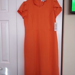 Nanette dress Apricot Yellow Color 