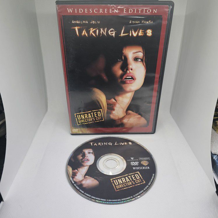 Taking Lives (DVD 2004) Widescreen Unrated Angelina Jolie Ethan Hawke Sutherland