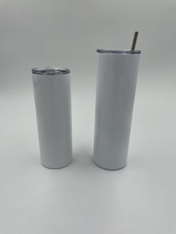 20 and 30 oz Sublimation Tumbler Straight Glossy