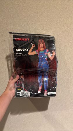 Spirit Halloween chucky costume adult small