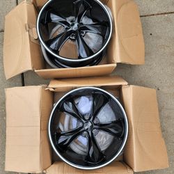 Foose Legend Good Black Milled Wheels