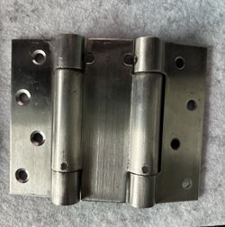 Set Of Four Swinging Door Hinges ( Tension Pins Are Missing ) 