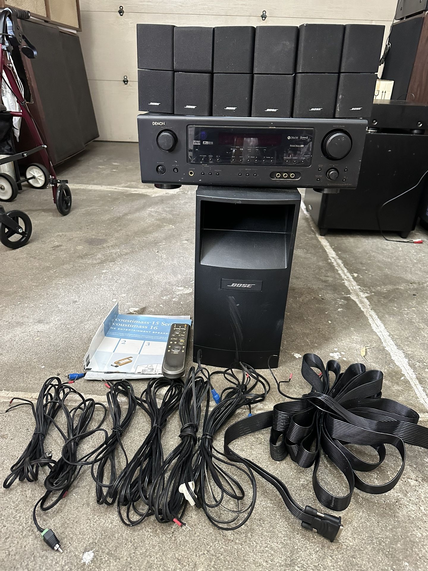 Bose Acoustimass 15 Series II Home Theatre Speaker System , Receiver