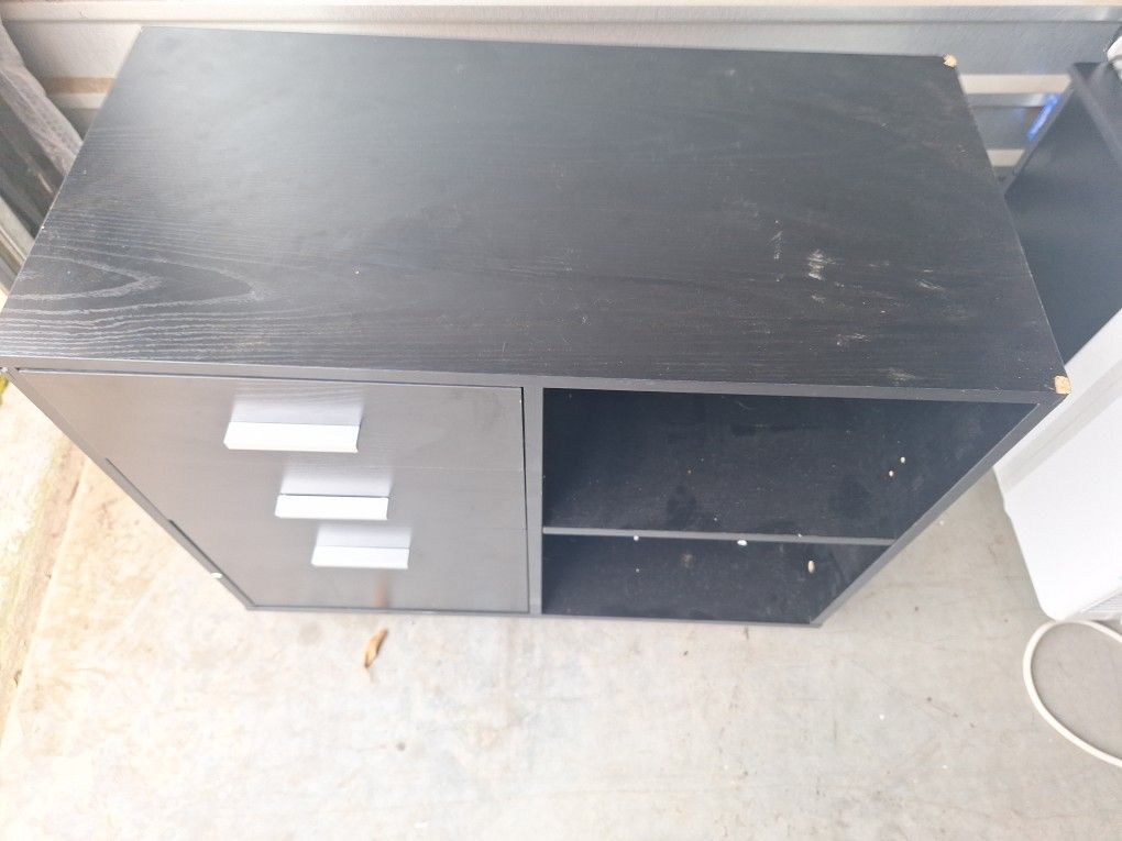 Black File cabinet