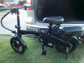 Lelekuai 1200W Folding E-Bike – Like New, 19-Mile Range - Oklahoma City, OK